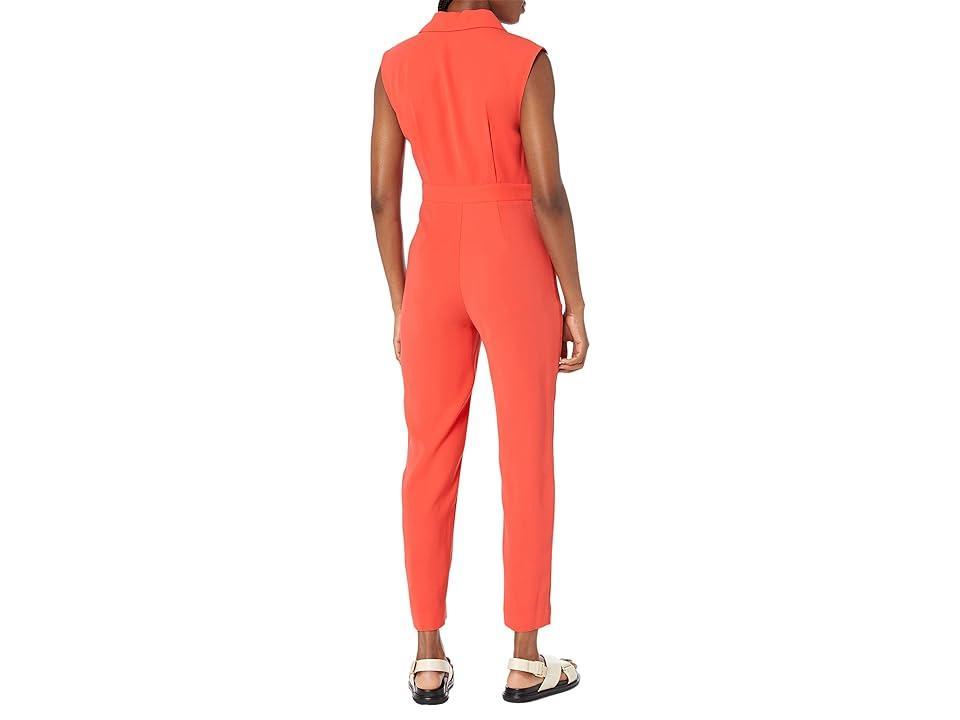 MANGO Belted Wrap Jumpsuit Product Image