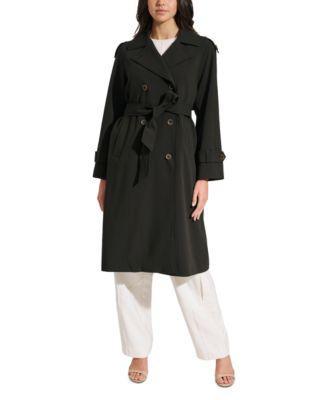 Women's Double-Breasted Trench Coat Product Image