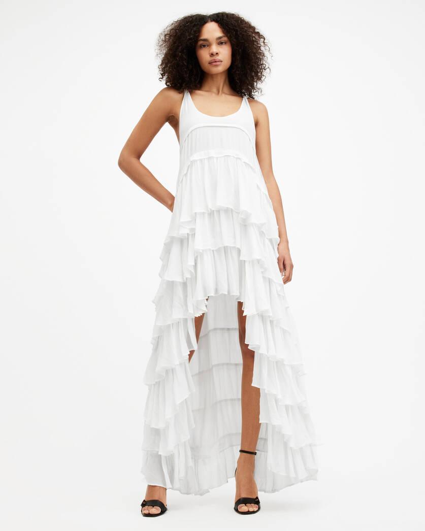 Cavarly Tiered Ruffle Maxi Dress Product Image