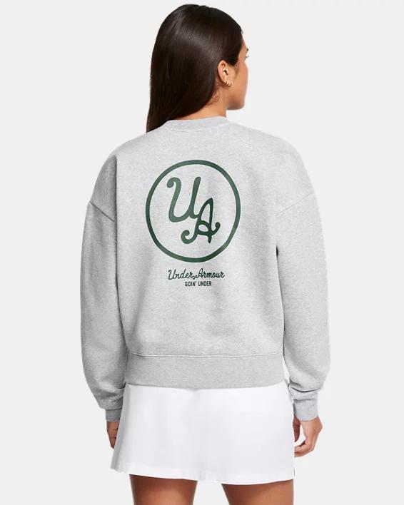 Women's UA Icon Fleece Goin' Under Crew Product Image