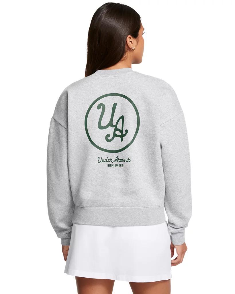 Women's UA Icon Fleece Goin' Under Crew Product Image