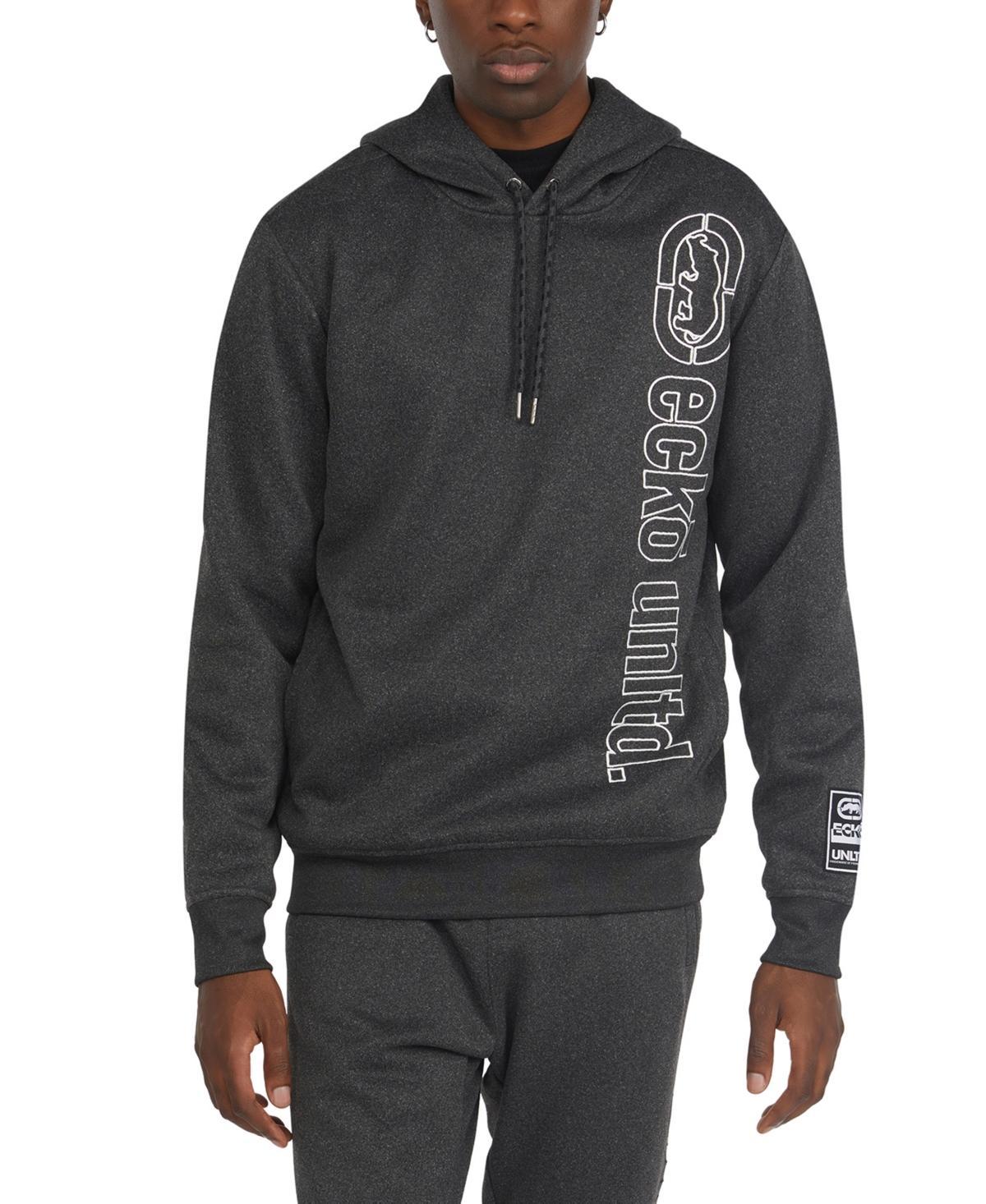 Ecko Mens Vertical Embroidered Pullover Hoodie Product Image