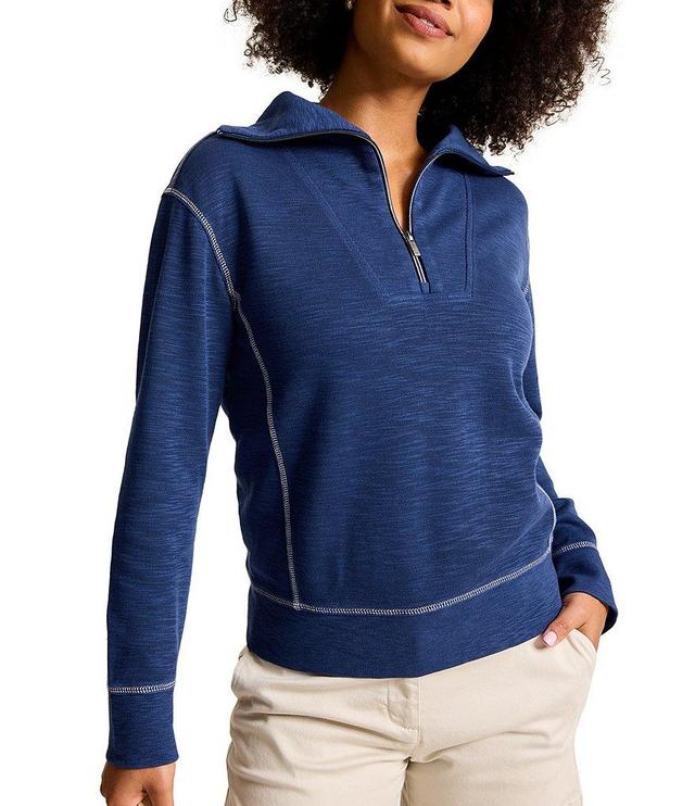 Tommy Bahama Tobago Bay Half Zip Long Sleeve Pullover Product Image