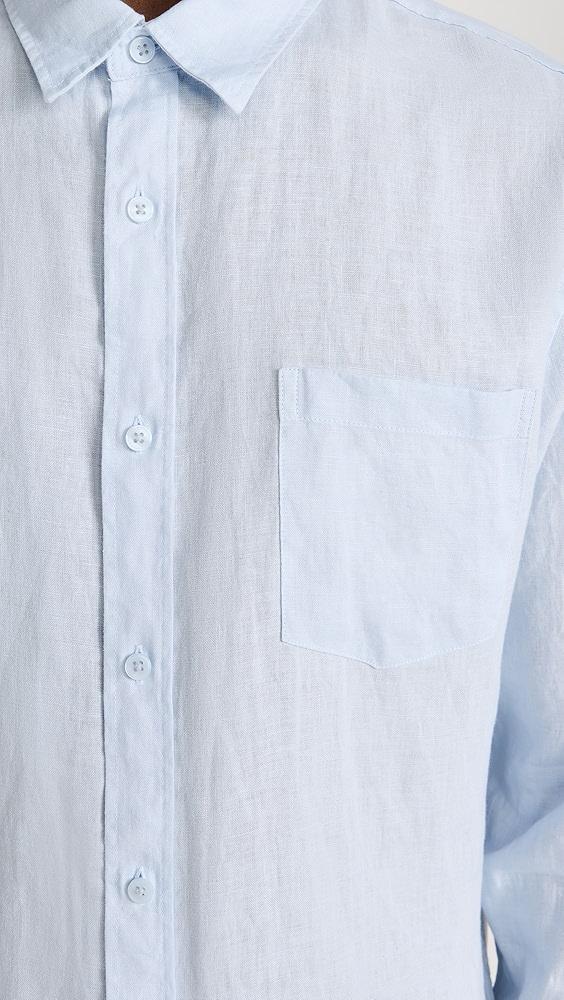 Vince Linen Shirt | Shopbop Product Image