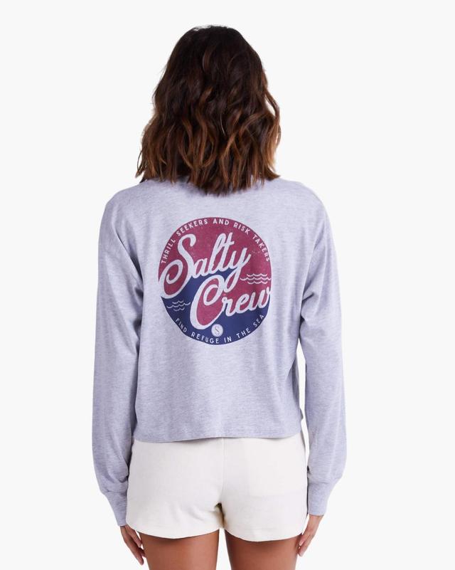 Club Salty L/S Crop - Athletic Heather Product Image