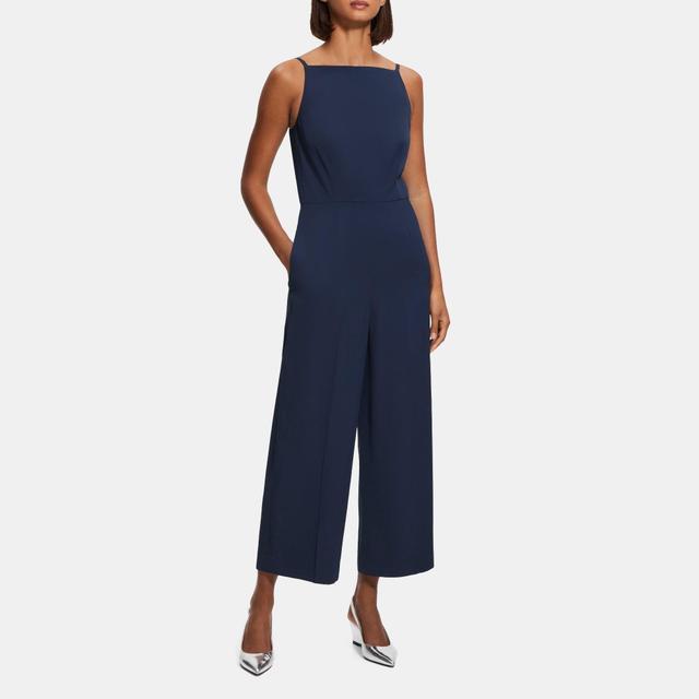 Viscose Sleeveless Jumpsuit | Theory Outlet Product Image