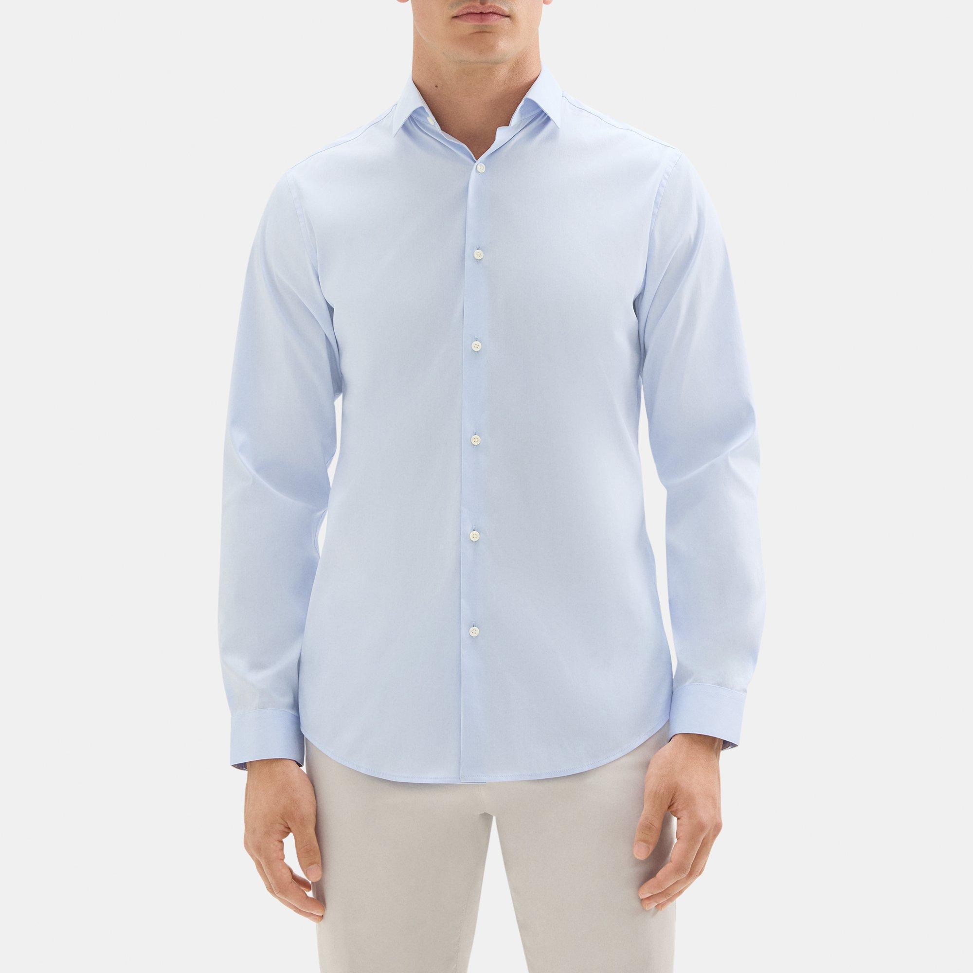 Stretch Cotton-Blend Slim-Fit Shirt | Theory Outlet Product Image