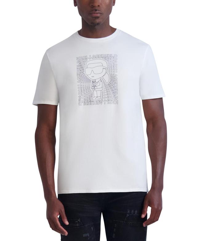 Karl Lagerfeld Paris Mens Cotton Karl Graphic T-Shirt Product Image