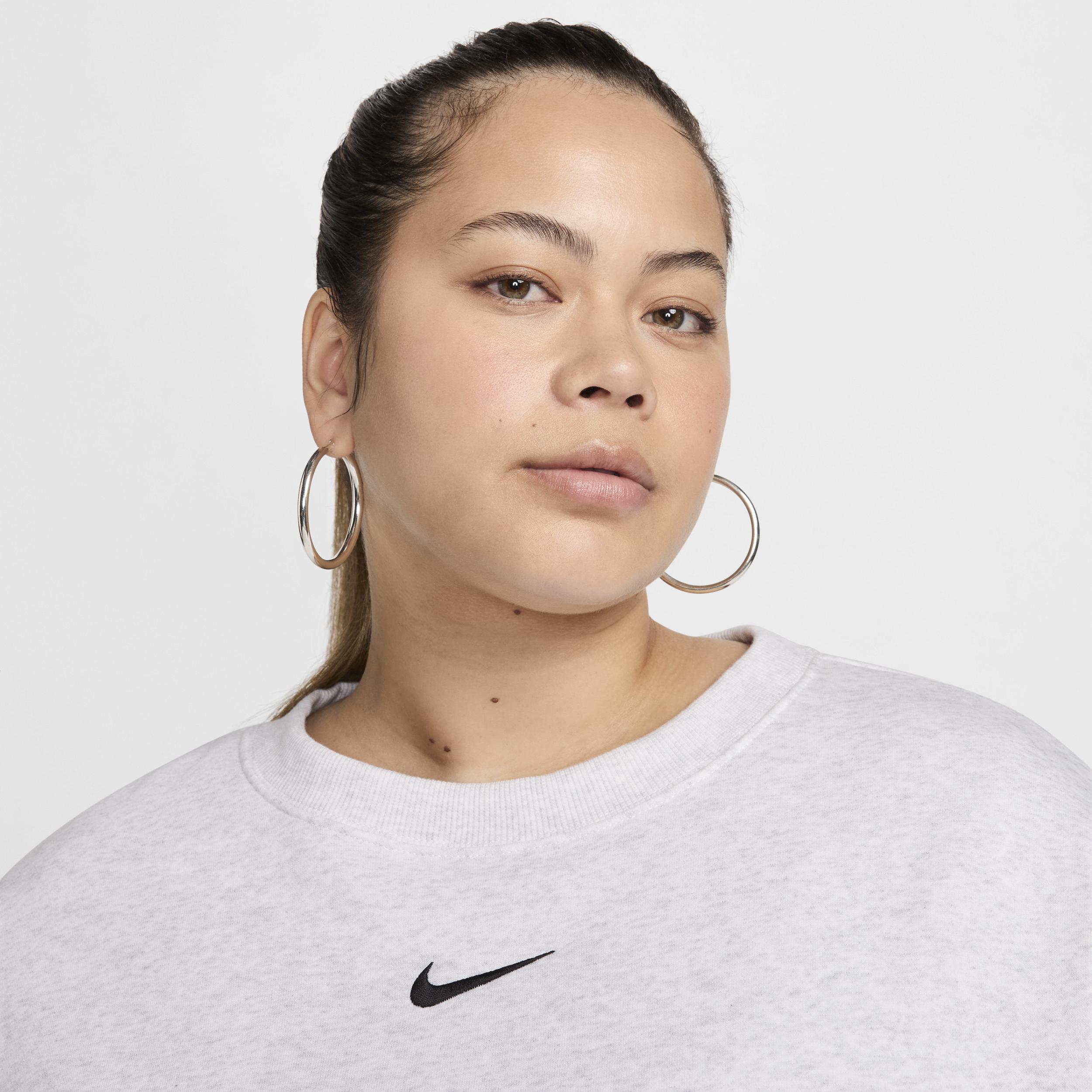 Nike Sportswear Phoenix Fleece Women's Oversized Crew-Neck Sweatshirt (Plus Size) Product Image