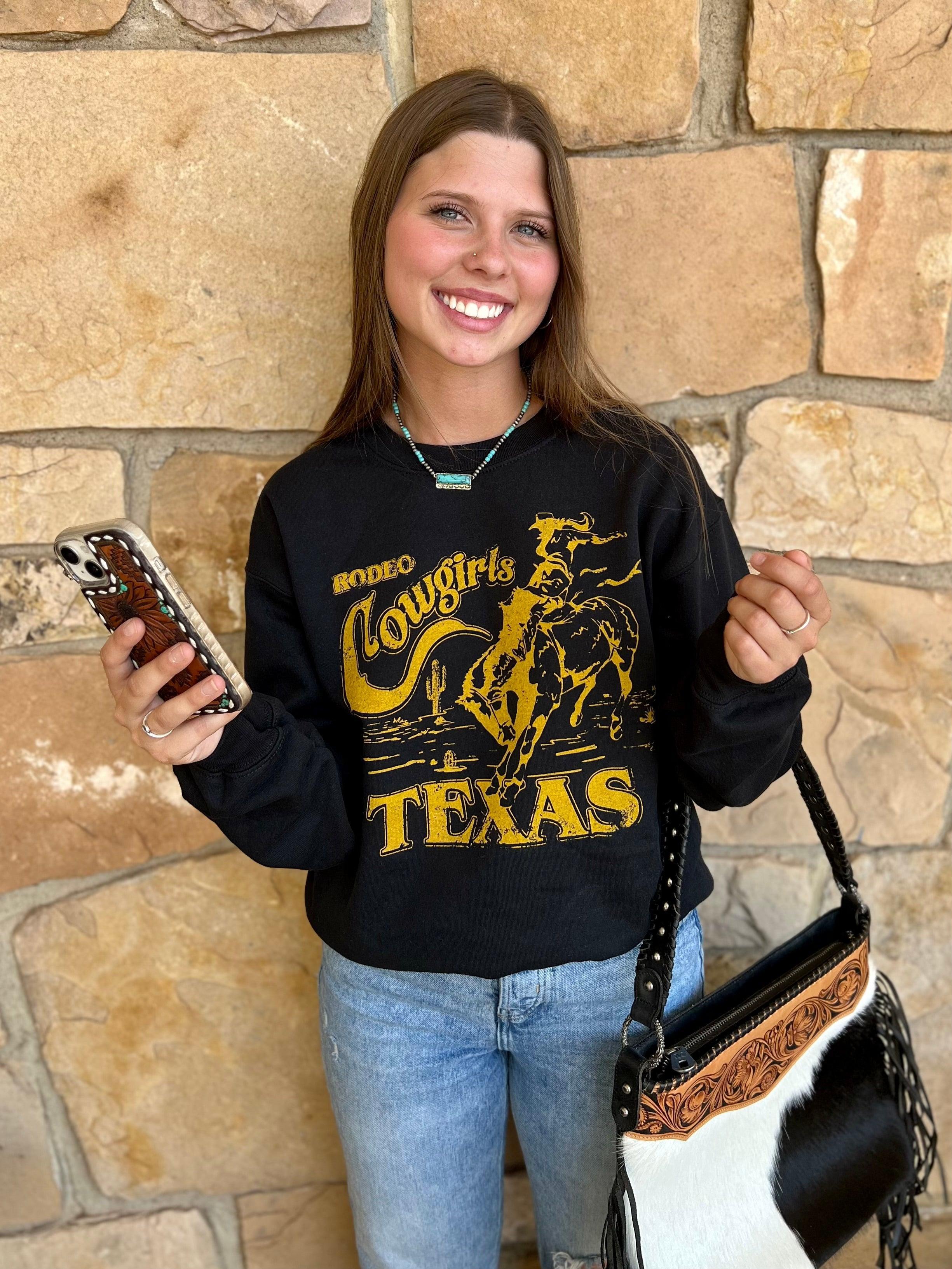 Texas Cowgirls Sweatshirt Product Image