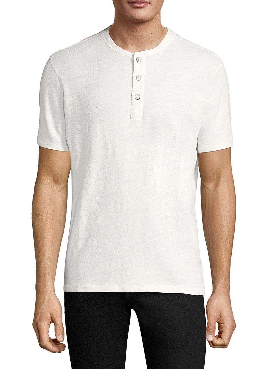 rag & bone Classic Short Sleeve Henley Product Image