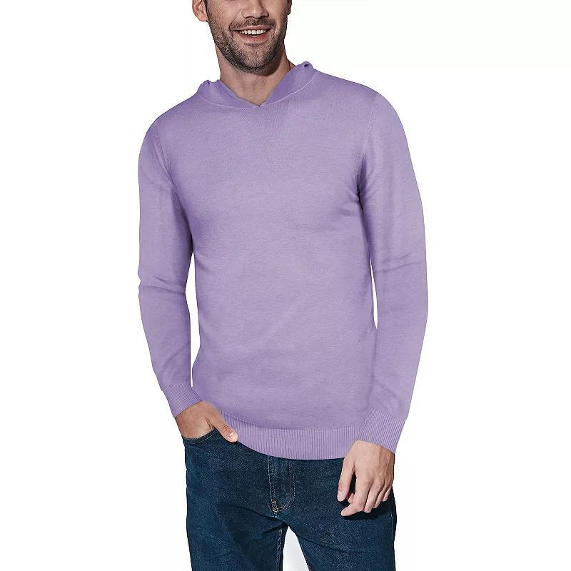 Mens Xray Slim-Fit Hooded Sweater Purple Product Image