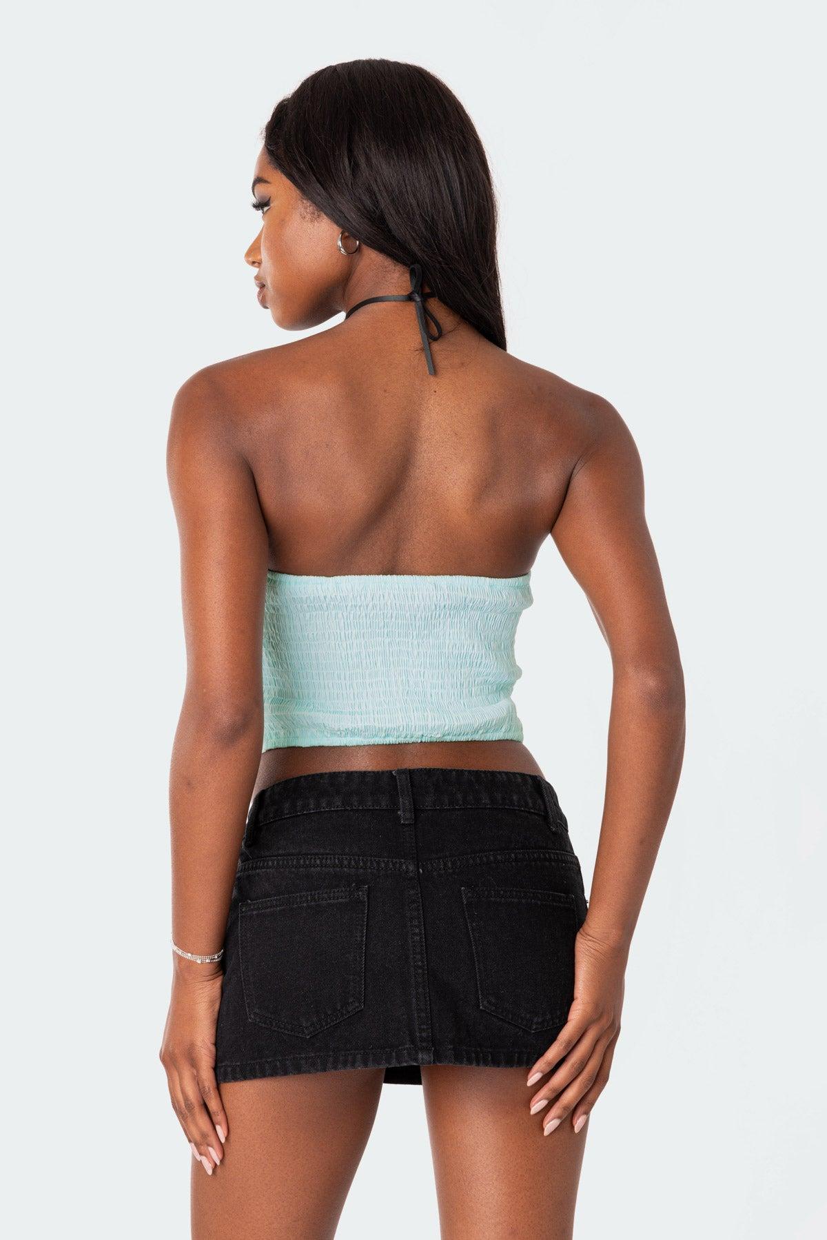 Poplin Bustier Top Product Image