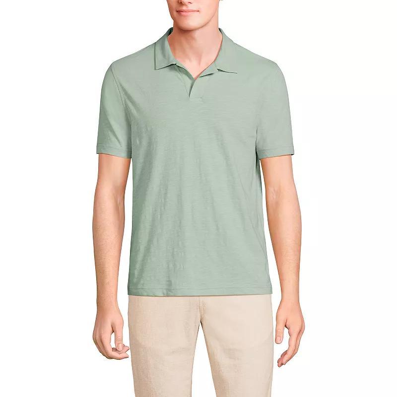 Mens Lands End Short Sleeve Polo Product Image