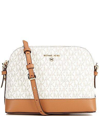 Michael Kors Signature Logo Jet Set Charm Large Dome Crossbody Bag Product Image