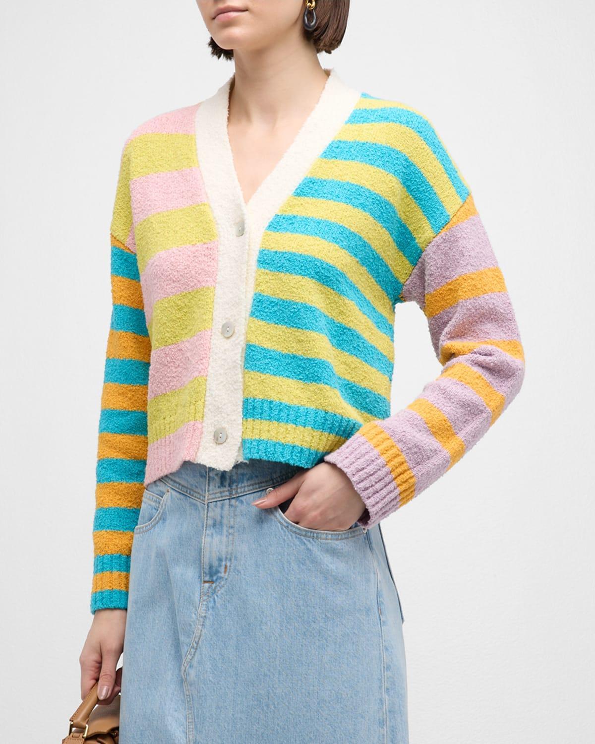 Womens Geneva Striped Cardigan product image