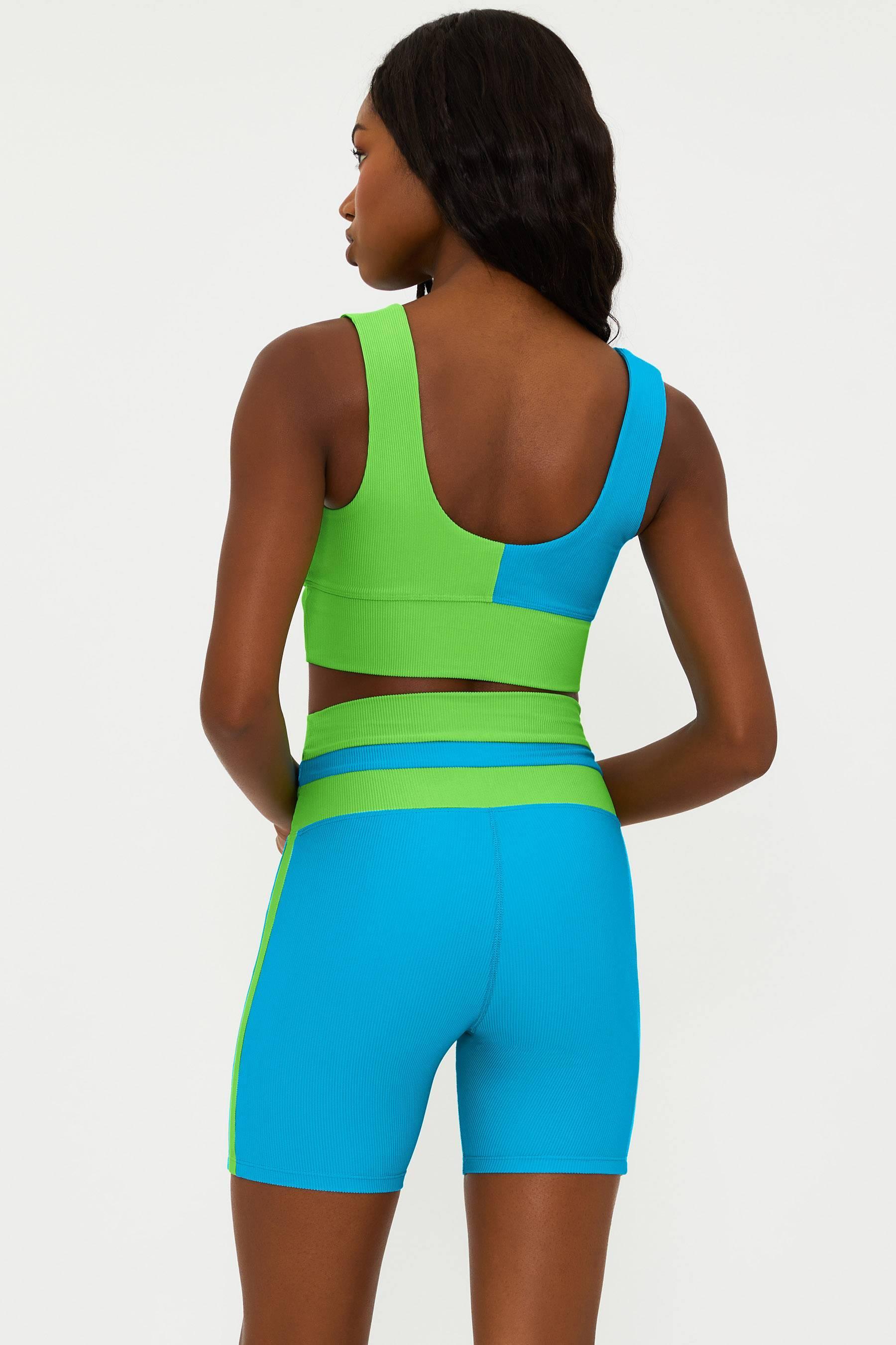 Carina Top Palm Green Colorblock Product Image