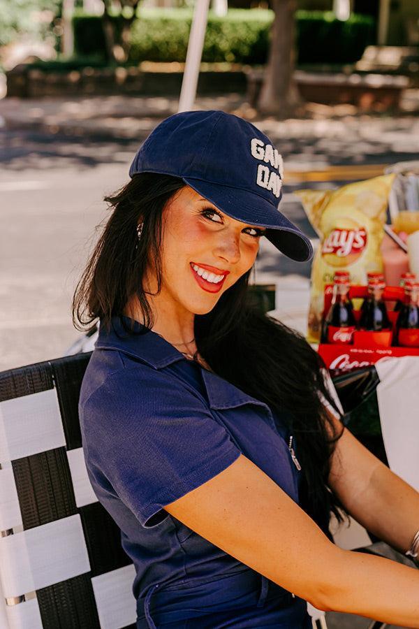 Game Day Baseball Cap In Navy Product Image