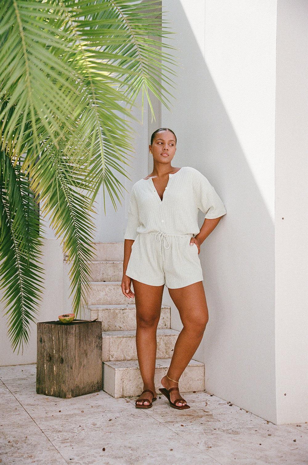 Juniper Playsuit - Sage Product Image