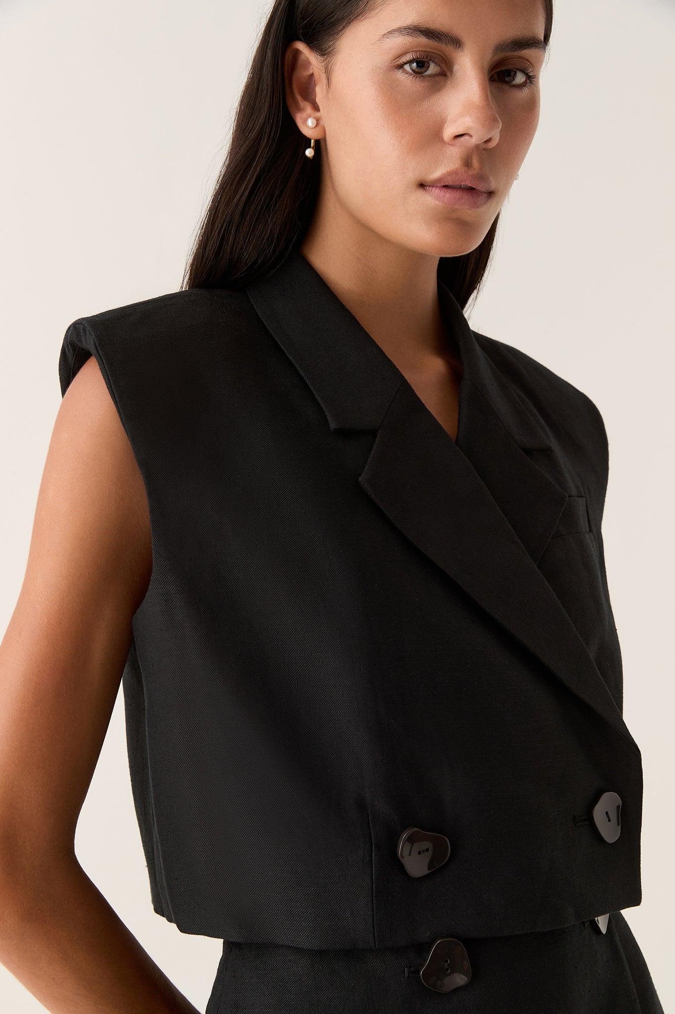 Flight Oversized Crop Vest Product Image