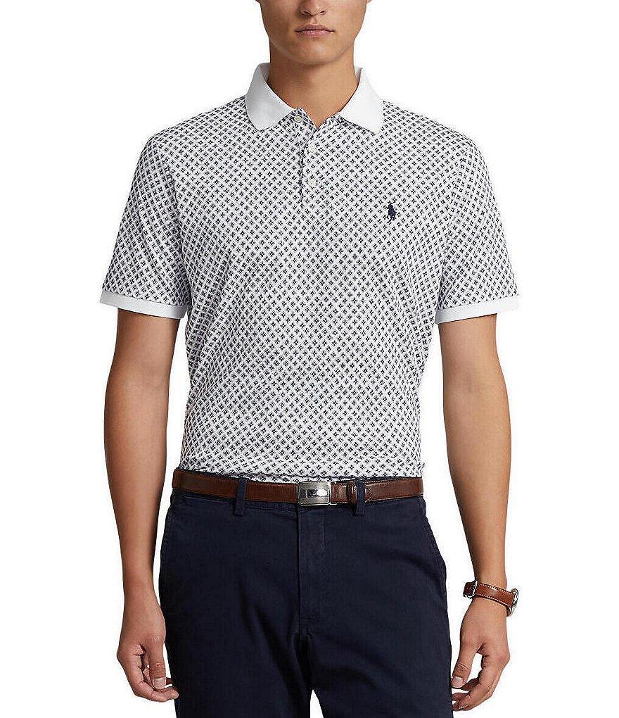 Polo Ralph Lauren Classic Fit Soft Touch Foulard Short-Sleeve Polo Shirt Product Image