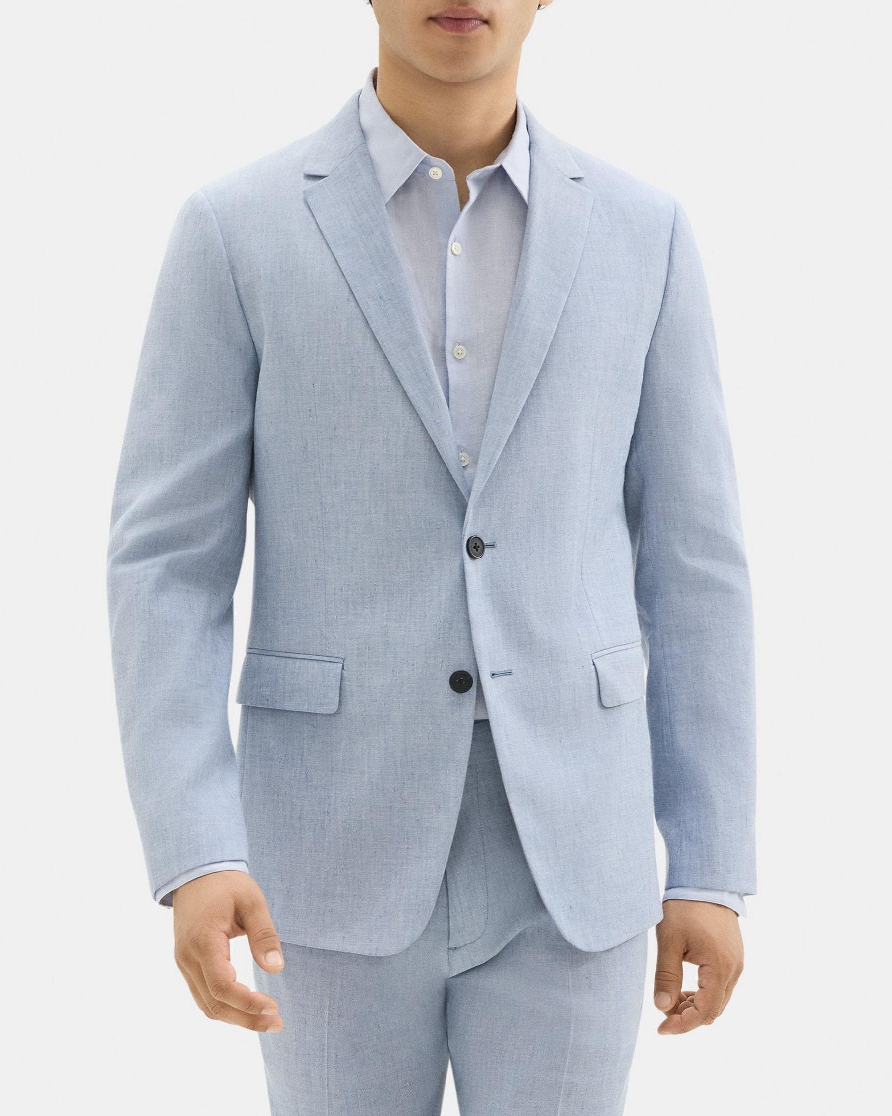 Unstructured Blazer in Linen-Blend Product Image