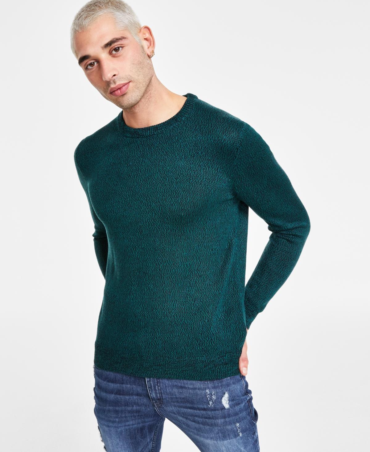 I.n.c. International Concepts Mens Regular-Fit Textured Crewneck Sweater, Created for Macys Product Image