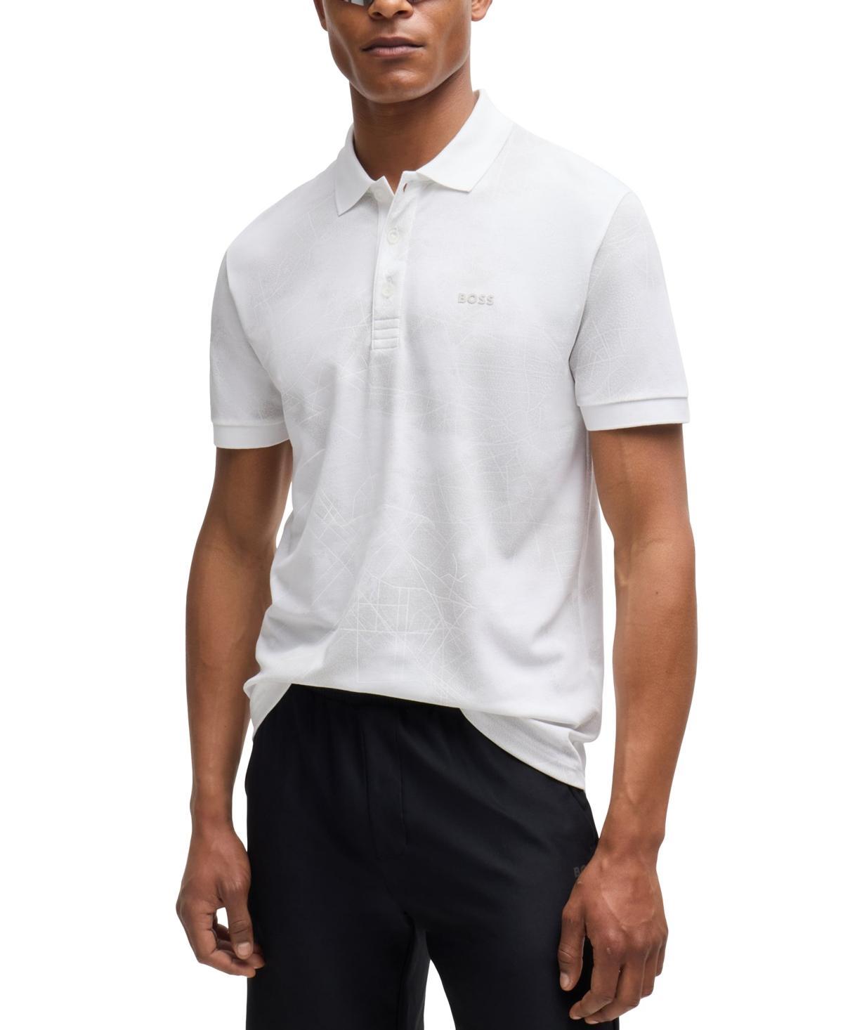 Boss by Hugo Boss Mens Reflective Print Polo Product Image