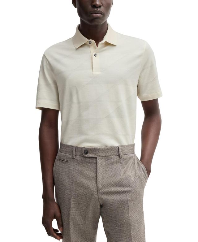 Boss by Hugo Boss Mens Jacquard Polo Product Image