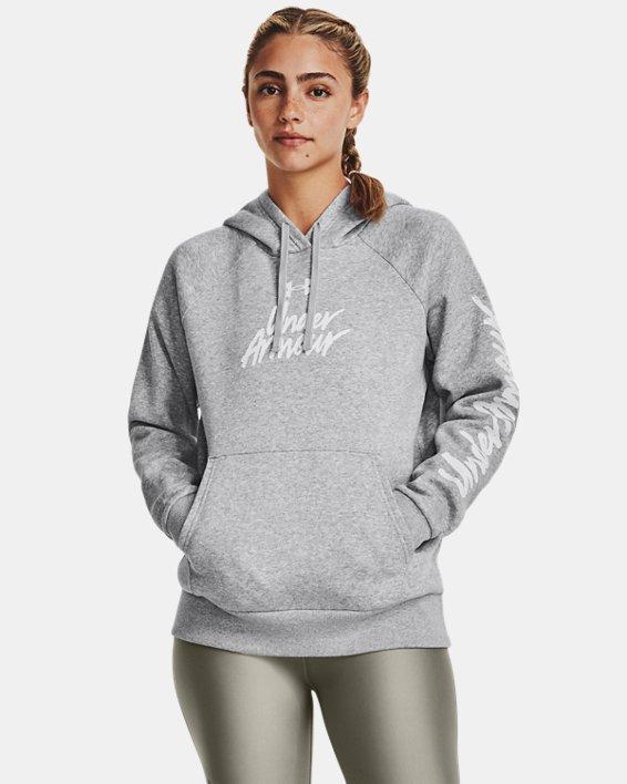 Women's UA Rival Fleece Graphic Hoodie Product Image