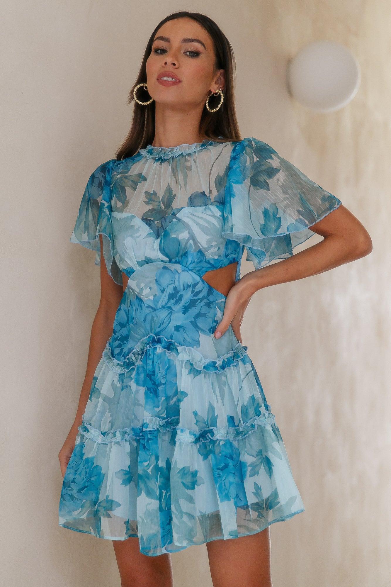 Whimsical Living Dress Blue Product Image