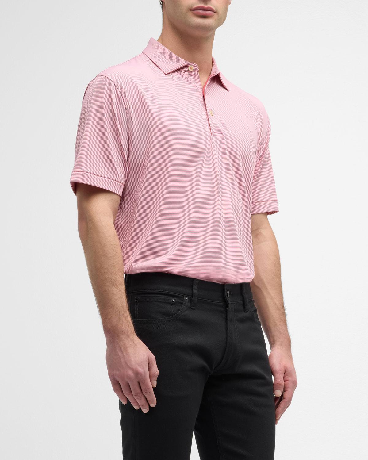 Mens Jubilee Performance Jersey Polo Shirt Product Image