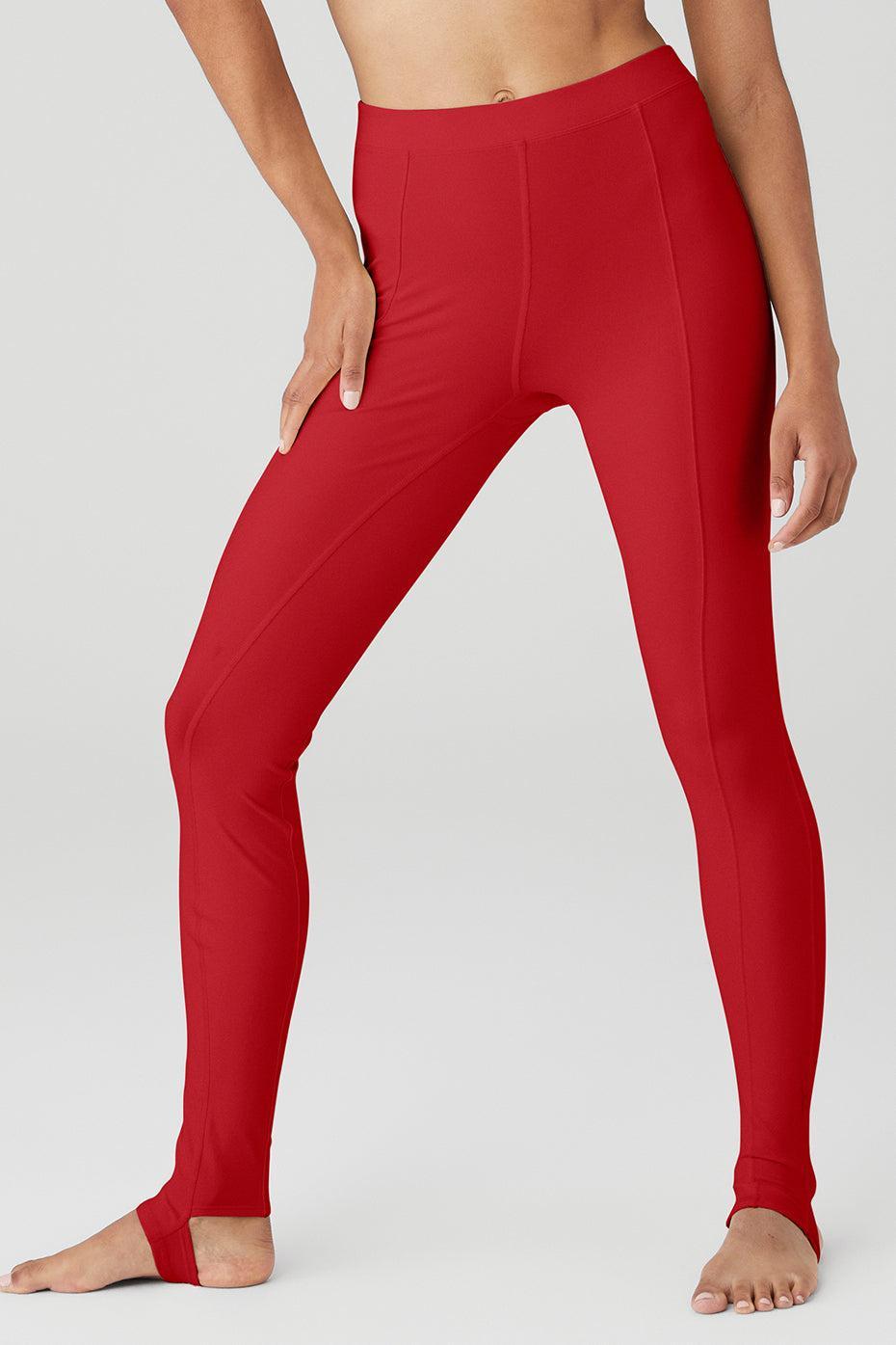 Airbrush High-Waist Enso Legging - Classic Red Female Product Image