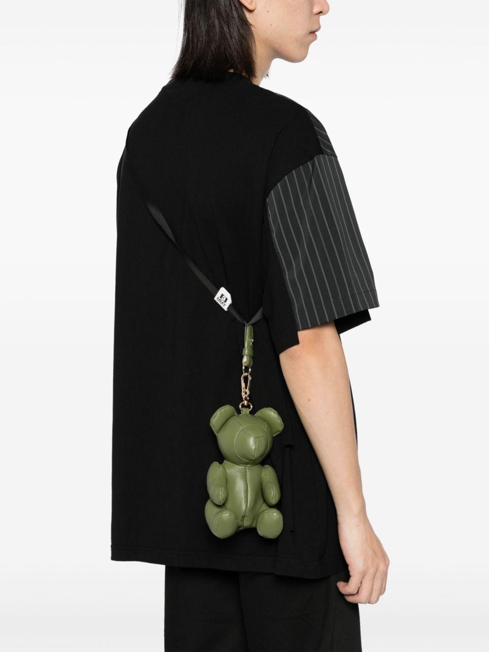 MIHARAYASUHIRO Bear Shoulder Bag In Grün Product Image