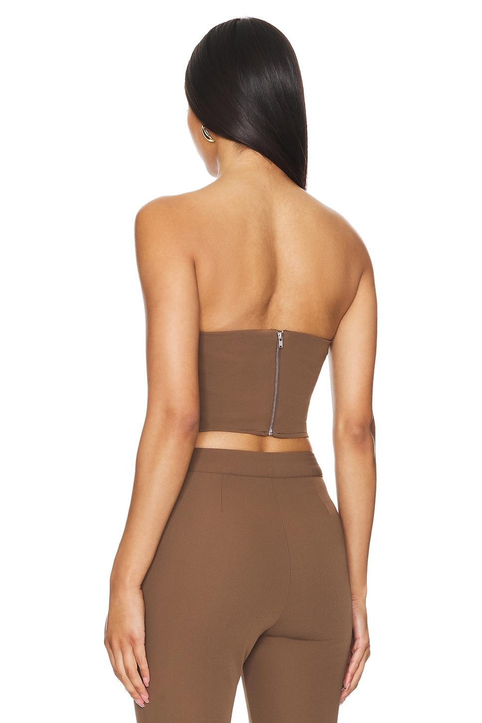 Lovers and Friends Natasha Top in Mushroom Brown Product Image