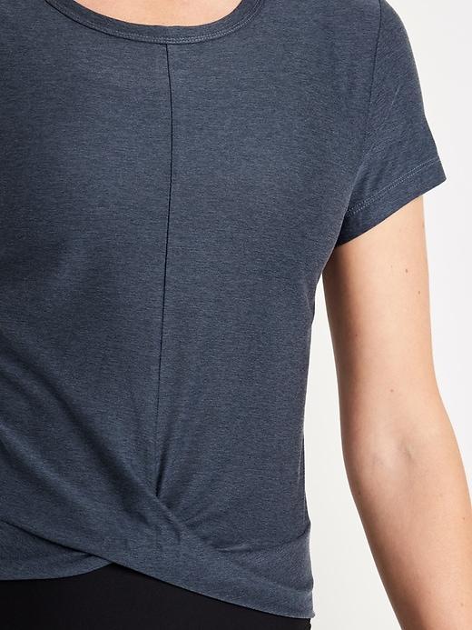 CloudMotion Twist-Front T-Shirt Product Image