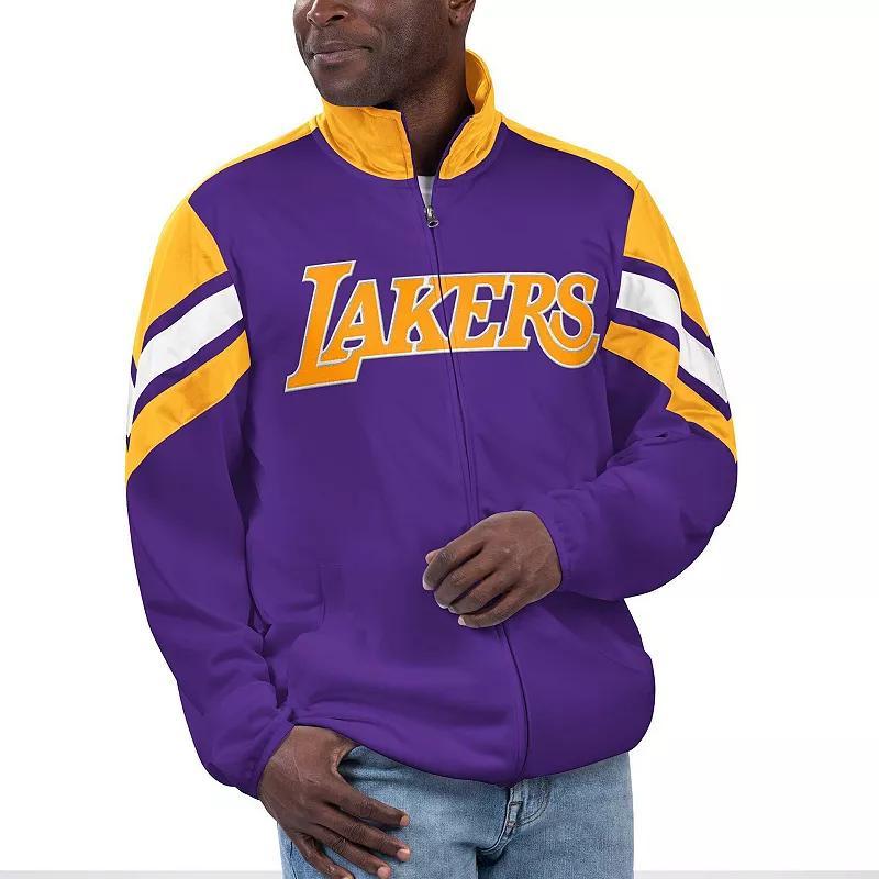 Mens G-III Sports by Carl Banks Los Angeles Lakers Game Ball Full-Zip Track Jacket Product Image