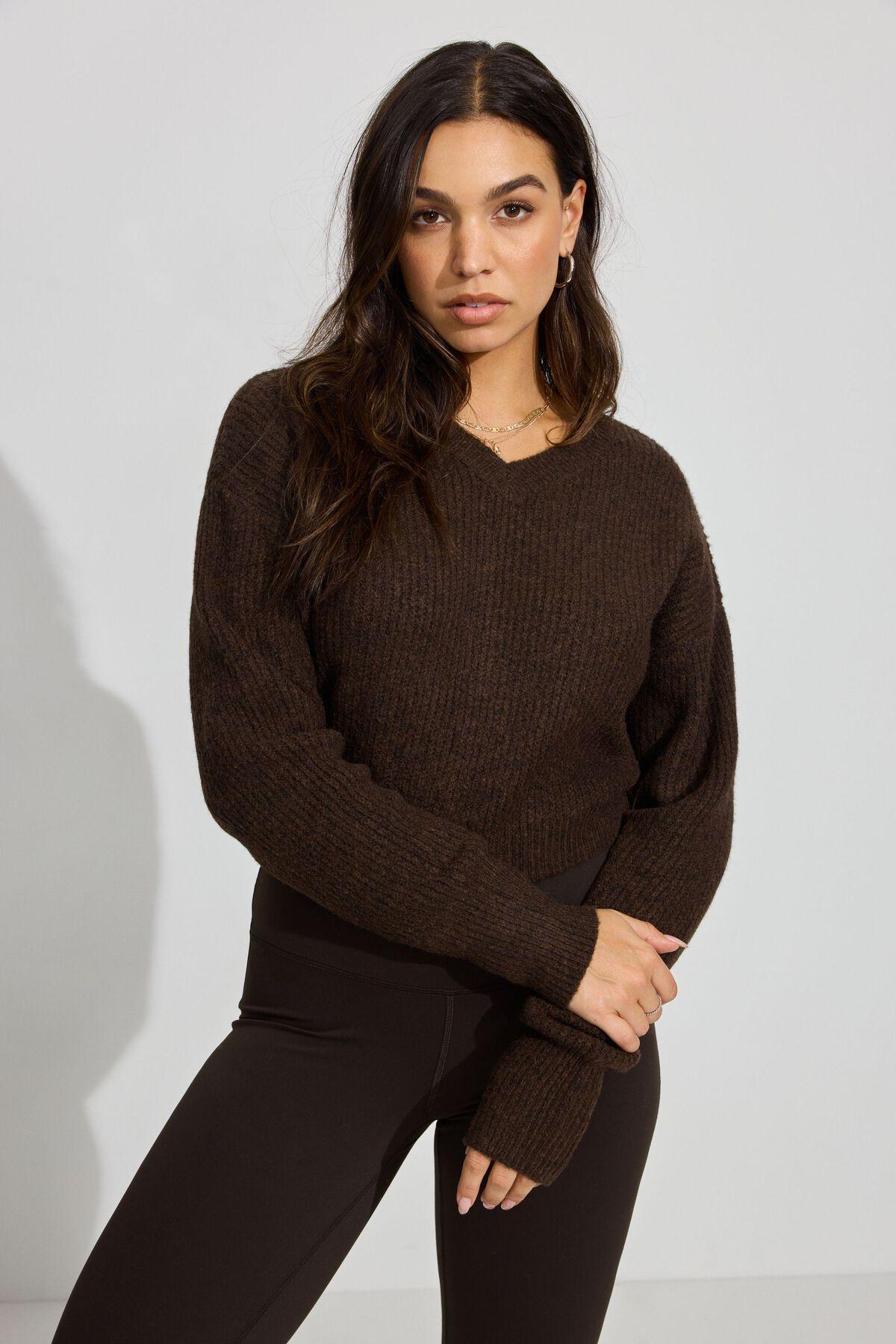 Cozy V Neck Sweater Product Image