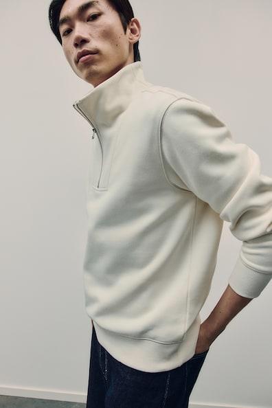 Regular Fit Half-Zip Sweatshirt Product Image