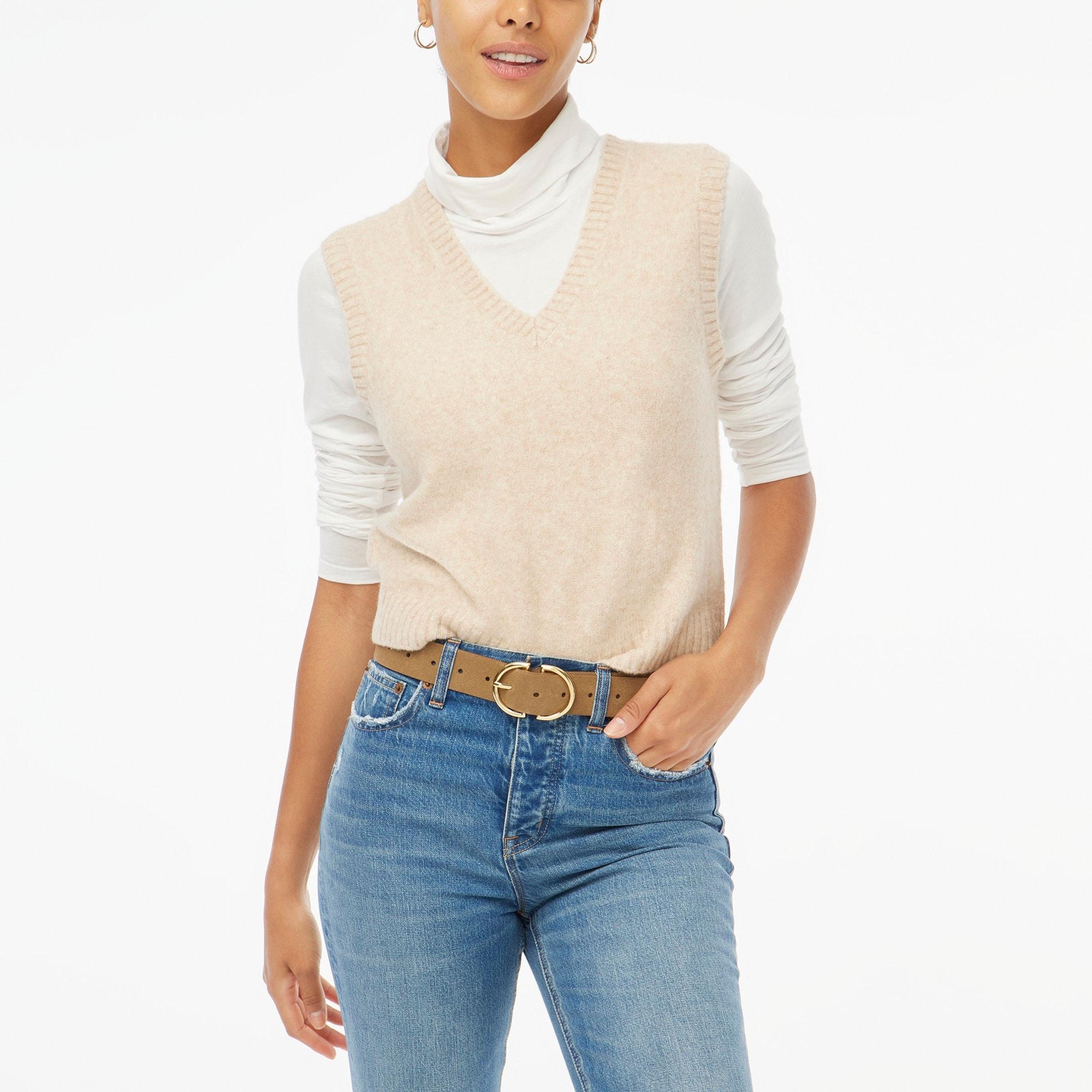 Sweater-vest in extra-soft yarn Product Image