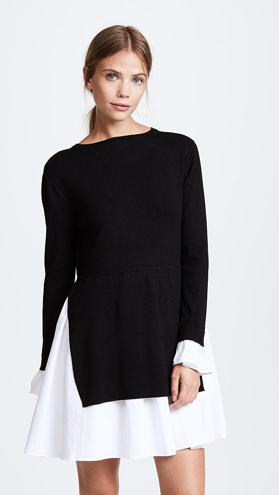 English Factory Knit Combo Dress | Shopbop Product Image