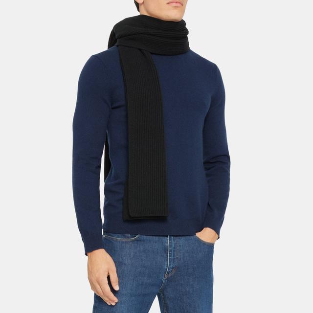 Wool-Cashmere Ribbed Scarf | Theory Outlet Product Image