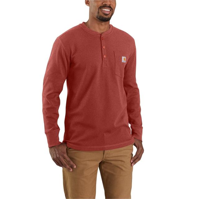 Carhartt 104429 Big and Tall Heavyweight Pocket Thermal Henley Shirt - Long Sleeve, Factory Seconds Product Image