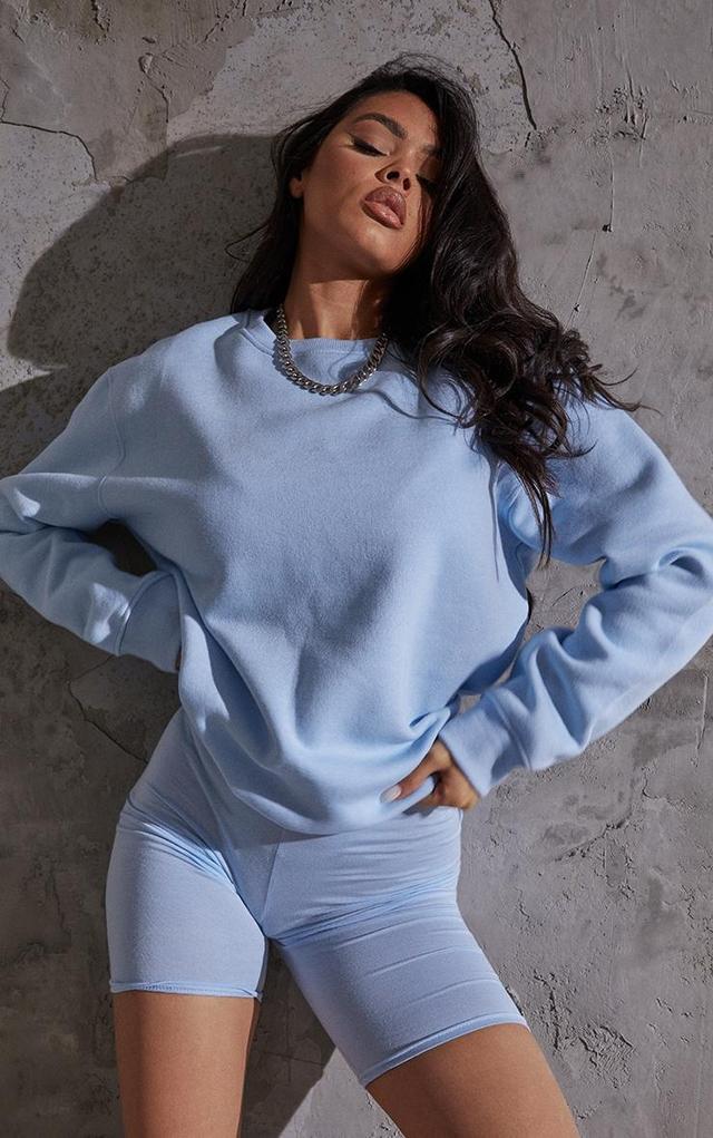 Light Blue Oversized Ultimate Fit Sweatshirt Product Image