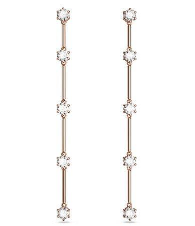 Womens Constella Rose Goldtone & Crystal Drop Earrings Product Image