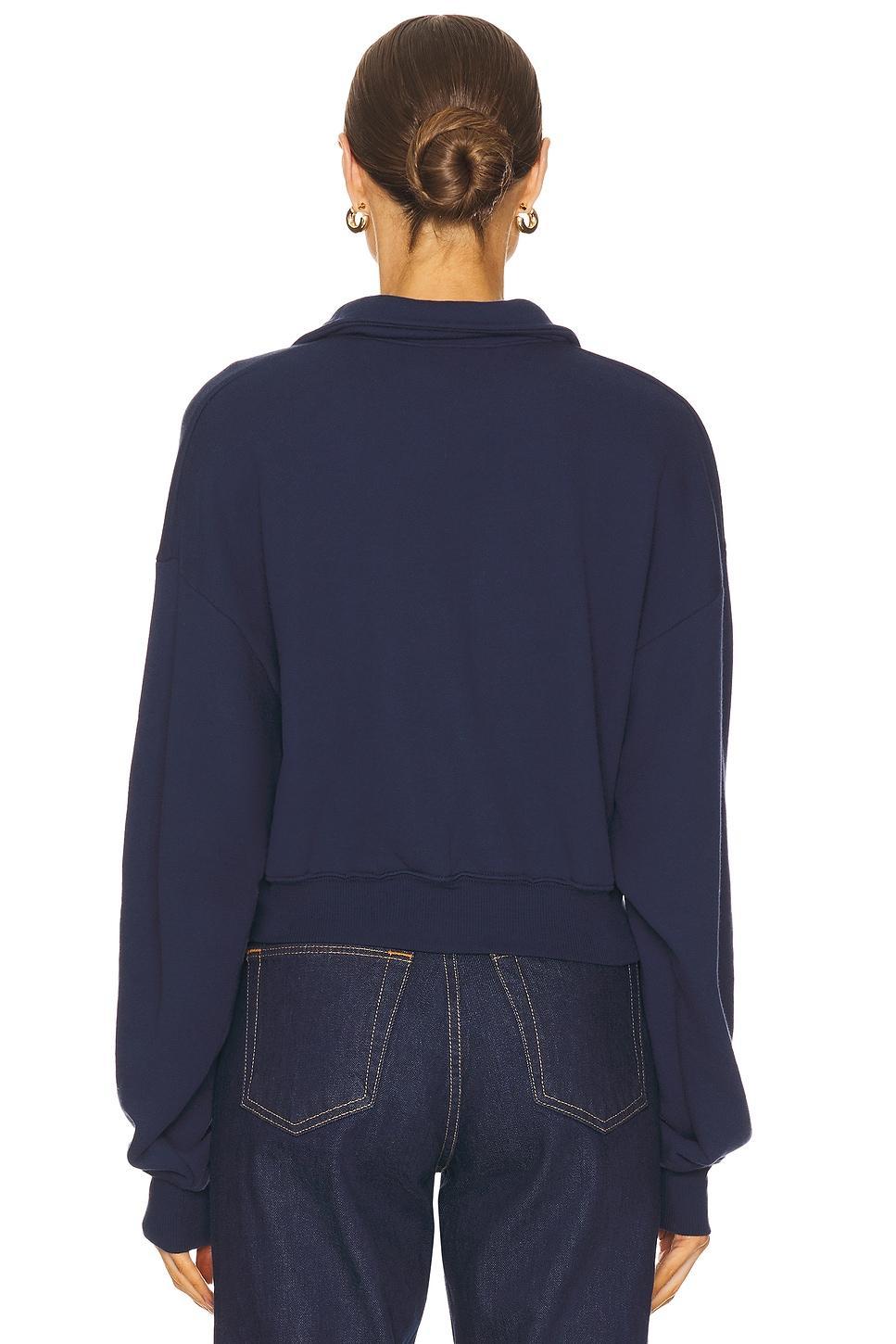 Cropped Half Zip Sweatshirt Eterne Product Image