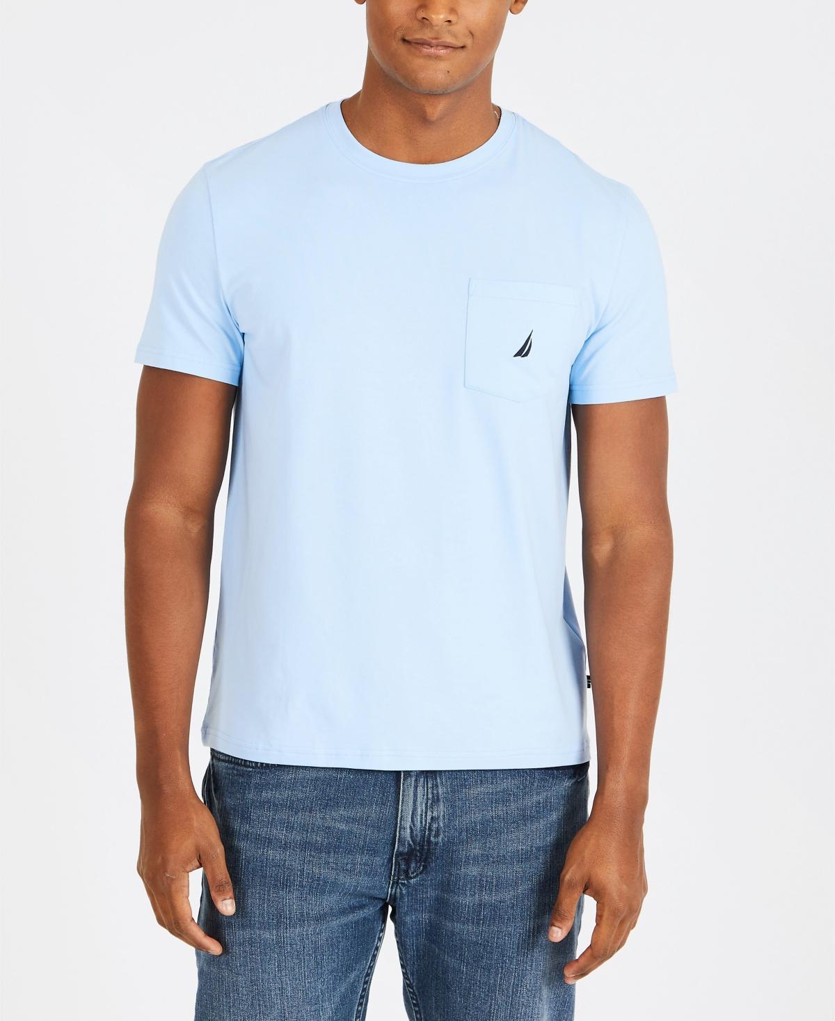 Nautica Mens Classic-Fit Solid Crew Neck Pocket T-Shirt Product Image