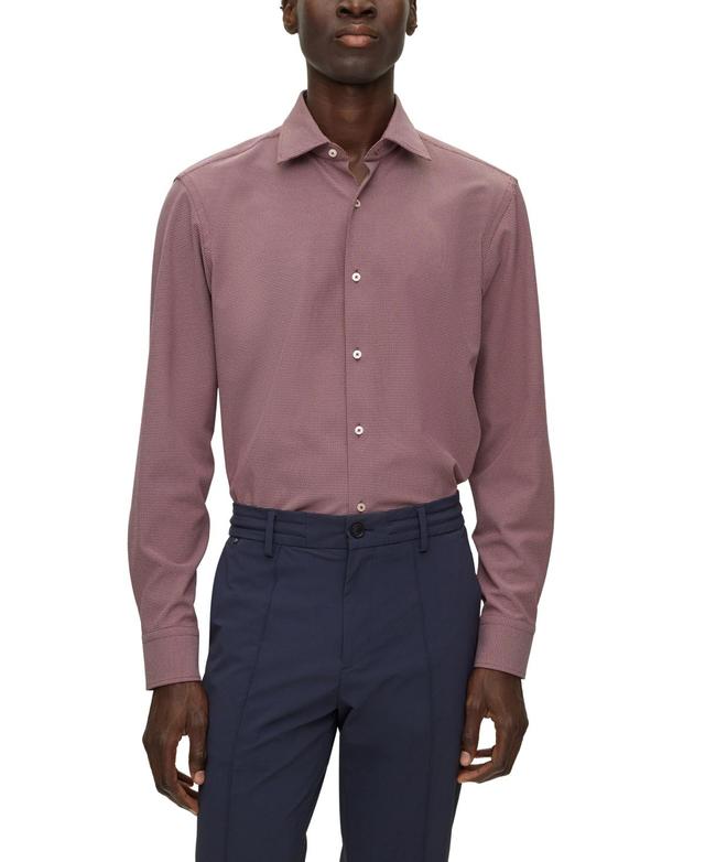 Boss by Hugo Boss Mens Performance Regular-Fit Shirt Product Image