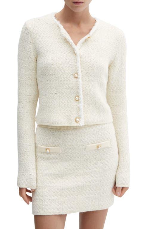 MANGO Boucl Cardigan Product Image