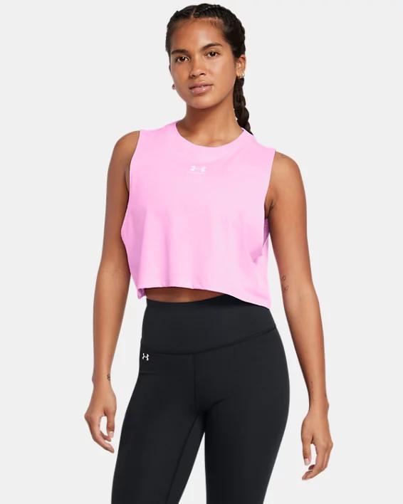 Womens UA Cropped Logo Tank Product Image